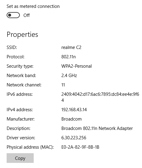 how to find an IP address on Windows