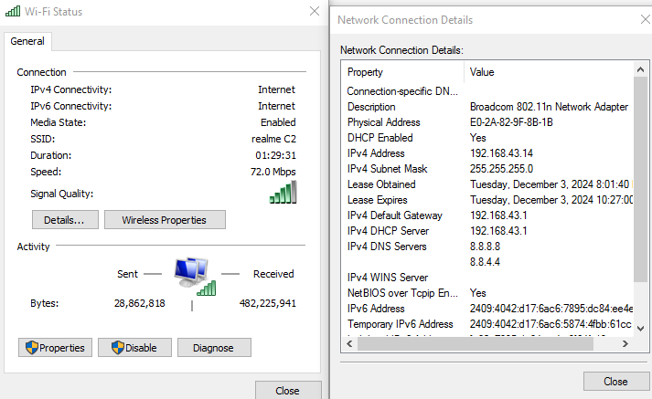 how to find an IP address on Windows